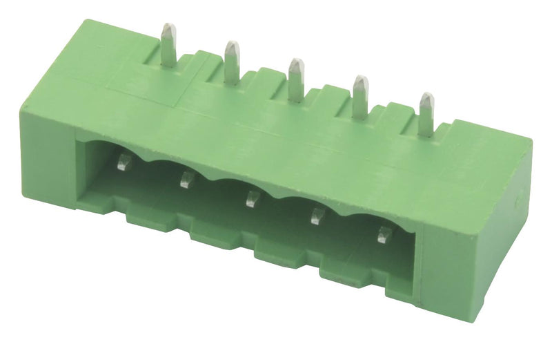 Phoenix Contact MSTBA 25/ 5-G-508-LR MSTBA 5-G-508-LR Terminal Block Header 5.08 mm 5 Ways 12 A 320 V Through Hole Right Angle