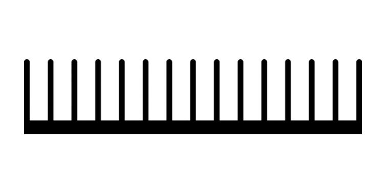 Fischer Elektronik SK 686 375 SA SK SA Heat Sink 3.6 K/W 76 mm 16.8 37.5