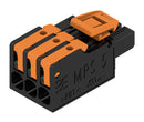 Weidmuller 2741680000 2741680000 Pluggable Terminal Block 5 mm 3 Ways 20AWG to 14AWG 2.5 mm&Acirc;&sup2; Snap In 26.8 A