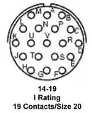 Amphenol Industrial PT01A-14-19S Circular Connector Rcpt Size 14 19POS Cable