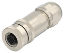 AMP - TE Connectivity 2358990-2 Sensor Connector PG9 M12 Female 4 Positions Crimp Socket Contacts Not Supplied