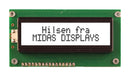 Midas MC21605A6WM-FPTLW-V2 MC21605A6WM-FPTLW-V2 Alphanumeric LCD 16 x 2 Black on White 5V Parallel English Scandinavian Transflective