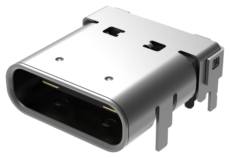 GCT (GLOBAL Connector TECHNOLOGY) USB4055-30-A USB Type C 3.1 Receptacle 24 Ways Surface Mount Through Hole