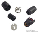 HIROSE(HRS) HR30-6P-3S(31) Circular Connector HR30 Series Cable Mount Plug 3 Contacts Solder Socket Push-Pull