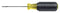 Klein Tools 612-4 Screwdriver Slotted 3.2 mm Tip 101 Blade 196 Overall