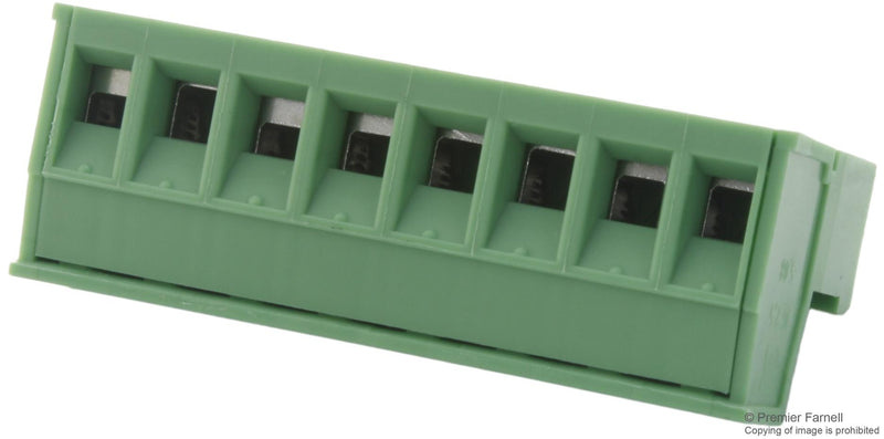 Phoenix Contact IC 25/ 8-ST-508 IC 8-ST-508 Pluggable Terminal Block 5.08 mm 8 Ways 24AWG to 12AWG 2.5 mm&Acirc;&sup2; Screw 12 A