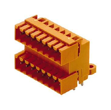 Weidmuller 1633650000 Terminal Block 2 Level Header 3.5 mm 18 Ways 10.5 A 200 V Through Hole Right Angle