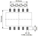 Traco Power TSM 1205D TSM 1205D Isolated Surface Mount DC/DC Converter ITE 1:1 1 W 2 Output 5 V 100 mA