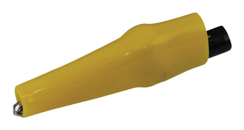 Mueller Electric BU-63-4. Alligator Clip 7.9MM Yellow 10A