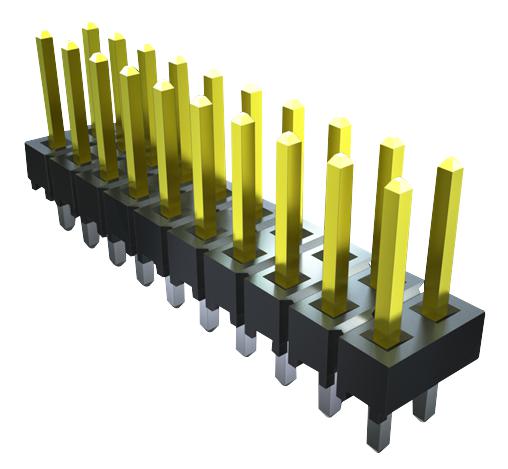 Samtec TSW-104-15-F-S . Pin Header Board-to-Board 2.54 mm 1 Rows 4 Contacts Through Hole Straight TSW Series