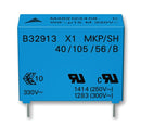 Epcos B32913A5474M000 Safety Capacitor Metallized PP Radial Box - 2 Pin 0.47 &micro;F &plusmn; 20% X1 Through Hole