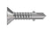 TR Fastenings 6.3 X 55 KPSTDX Z100 WINGED 6.3 Kpstdx WINGED Countersunk Head Screw Steel 6.3X55MM