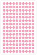 Multicomp PRO MP010413 Label Round Self Adhesive 12 mm Paper Pink