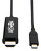 TRIPP-LITE U444-003-H4K6BE USB Cable 3.1 Type C-HDMI Plug 914MM