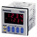 Panasonic LT4H8240ACJ Digital Timer 100 - 240 VAC 0.001 sec 9999 Hour Multifunction 8 Range 4 Digit 45 mm x