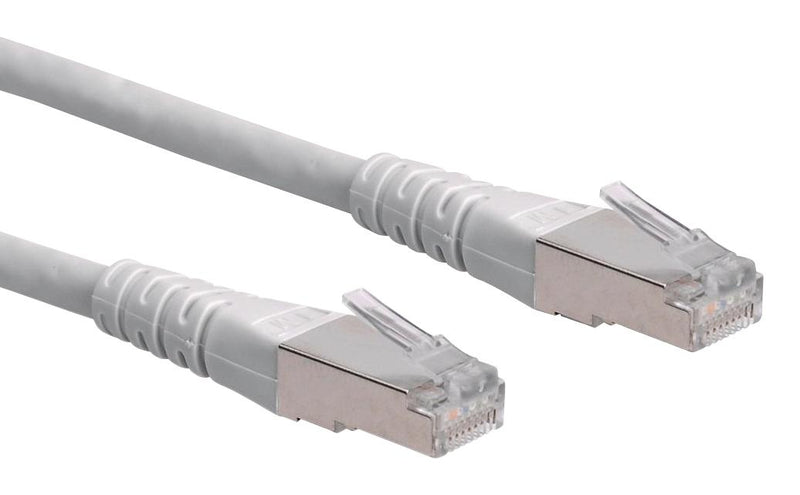 Roline 21.15.0833 Ethernet Cable S/FTP Cat6 RJ45 Plug 9.8 ft 3 m Grey