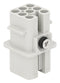 Multicomp PRO MP009532 Heavy Duty Connector MP-HD Inserts Insert 8+PE Contacts 3A Receptacle