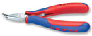 Knipex 35 42 115 115mm 45&deg; Bent Half-round Jaw Mirror Polished Electronic Pliers With Dual Component Handles