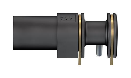 Staubli 66.9040-21 66.9040-21 Banana Test Connector 4mm Socket Through Hole Mount 24 A 1 kV Gold Plated Contacts Black