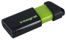 Integral INFD128GBPULSEGR INFD128GBPULSEGR Pulse USB 2.0 Flash Drive 128GB Green