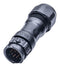 AMPHENOL LTW CD-12BMMA-QL8MP0 Circular Connector, IP68, X-Lok C Size Series, Cable Mount Plug, 12 Contacts, Crimp Pin, Push Lock