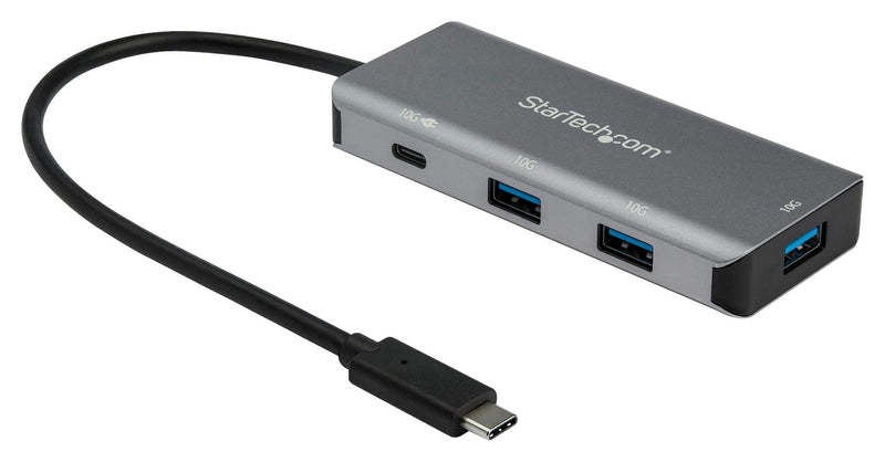 Startech HB31C3A1CPD3 HB31C3A1CPD3 Hub USB-C to 3 x USB-A &amp; 1 4 Port Bus Powered Black and Grey New