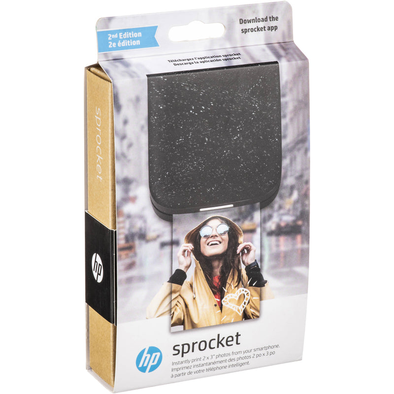 HP Sprocket 2nd Edition Instant Photo Printer Noir 1AS86A#B1H - Best Buy