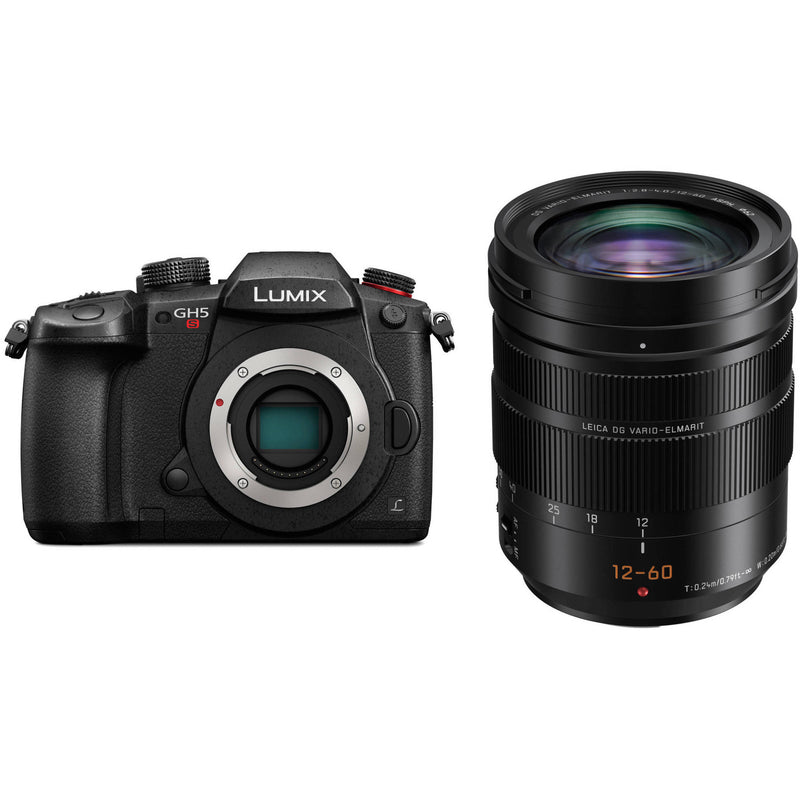 Panasonic Lumix DC-GH5S Mirrorless Micro Four Thirds Digital Camera with 12-60mm Lens