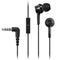 Panasonic RP-TCM115-K Canal-Type In-Ear Headphones (Black)