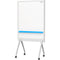 Plus 34.5" x 46" Mobile Partition Board (Light Gray)