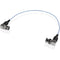 SHAPE Skinny 90&deg; BNC Cable (Blue, 12")