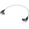 SHAPE Skinny 90&deg; BNC Cable (Green, 12")