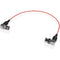 SHAPE Skinny 90&deg; BNC Cable (Red, 12")