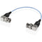 SHAPE Skinny 90&deg; BNC Cable (Blue, 6")