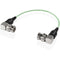 SHAPE Skinny 90&deg; BNC Cable (Green, 6")