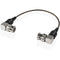 SHAPE Skinny 90&deg; BNC Cable (Black, 6")