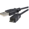 StarTech USB 2.0 Type-A to Micro-USB Cable (Black, 1')