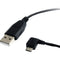 StarTech USB 2.0 Type-A Male to Left-Angle Micro-USB Male Cable (6')